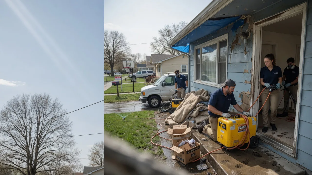 Basement Flood Cleanup in Mylo, ND near me